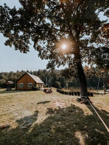 Фото номера Дом с 2 спальнями Дома для отпуска Barbaripolis cottage in the forest г. Dumšiai 50