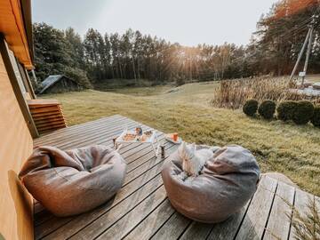 Фото номера Дом с 2 спальнями Дома для отпуска Barbaripolis cottage in the forest г. Dumšiai 53