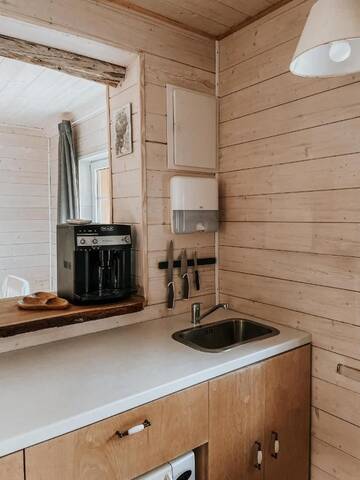 Фото номера Дом с 2 спальнями Дома для отпуска Barbaripolis cottage in the forest г. Dumšiai 15