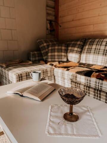 Фото номера Дом с 2 спальнями Дома для отпуска Barbaripolis cottage in the forest г. Dumšiai 12