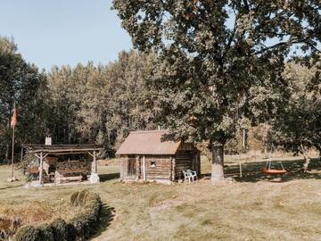 Фото номера Дом с 2 спальнями Дома для отпуска Barbaripolis cottage in the forest г. Dumšiai 23