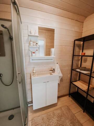 Фото номера Дом с 2 спальнями Дома для отпуска Barbaripolis cottage in the forest г. Dumšiai 7