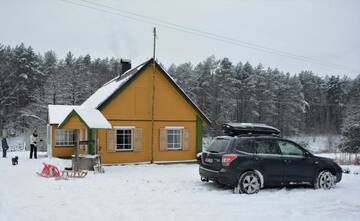 Фото номера Дом с 2 спальнями Дома для отпуска Barbaripolis cottage in the forest г. Dumšiai 64