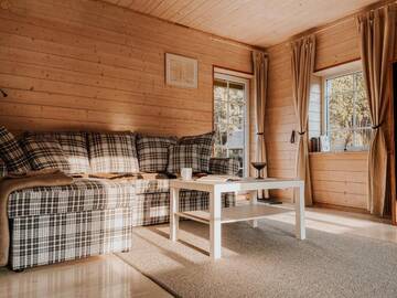 Фото номера Дом с 2 спальнями Дома для отпуска Barbaripolis cottage in the forest г. Dumšiai 36