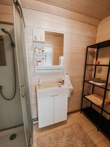 Фото номера Дом с 2 спальнями Дома для отпуска Barbaripolis cottage in the forest г. Dumšiai 39